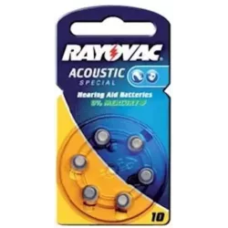 Lot de 6 piles Rayovac A10 (PR70) 1,4V | MonPC.Store