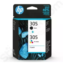 Pack 2 Cartouches d'encre HP 305 (Noir + Couleurs) | MonPC.Store