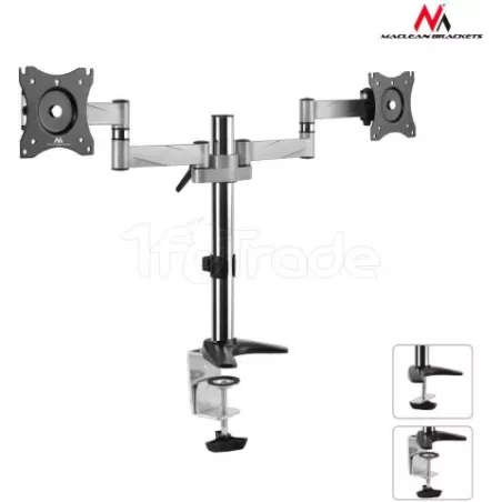 Support Double-écran à fixer MacleanMC-714de 13" à 27"… | MonPC.Store