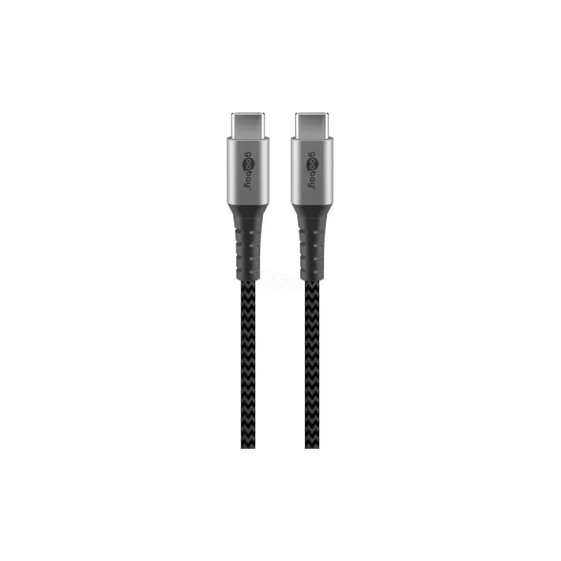 CableGoobayUSB 3.0 Type C MM 1m (Gris) | MonPC.Store