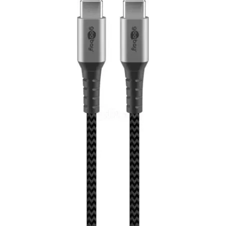 CableGoobayUSB 3.0 Type C MM 1m (Gris) | MonPC.Store