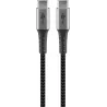 CableGoobayUSB 3.0 Type C MM 1m (Gris) | MonPC.Store