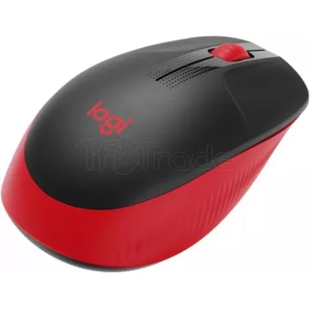 Souris sans filLogitechM190(Noir/Rouge) | MonPC.Store