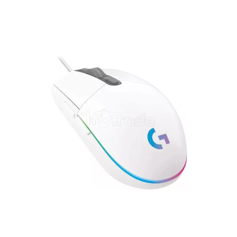 Souris filaire GamerLogitechG203 LightSync(Blanc) | MonPC.Store