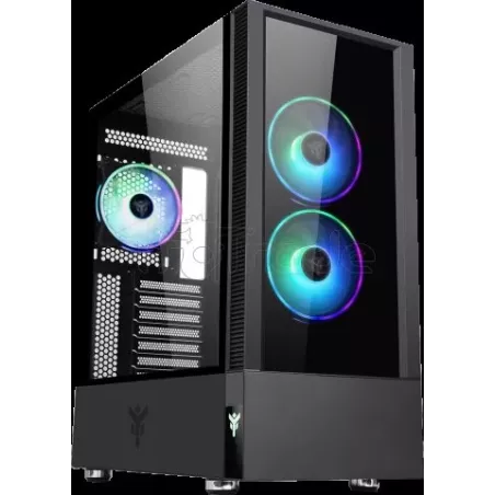 Boitier Moyen Tour ATXiTekVertibra Q210RGB avec… | MonPC.Store