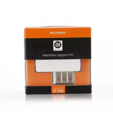 Prise Gigogne RJ11D2 Diffusion(Blanc) | MonPC.Store