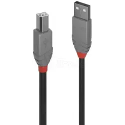 CableLindyUSB 2.0 type A - B M/M 2m (Gris) | MonPC.Store