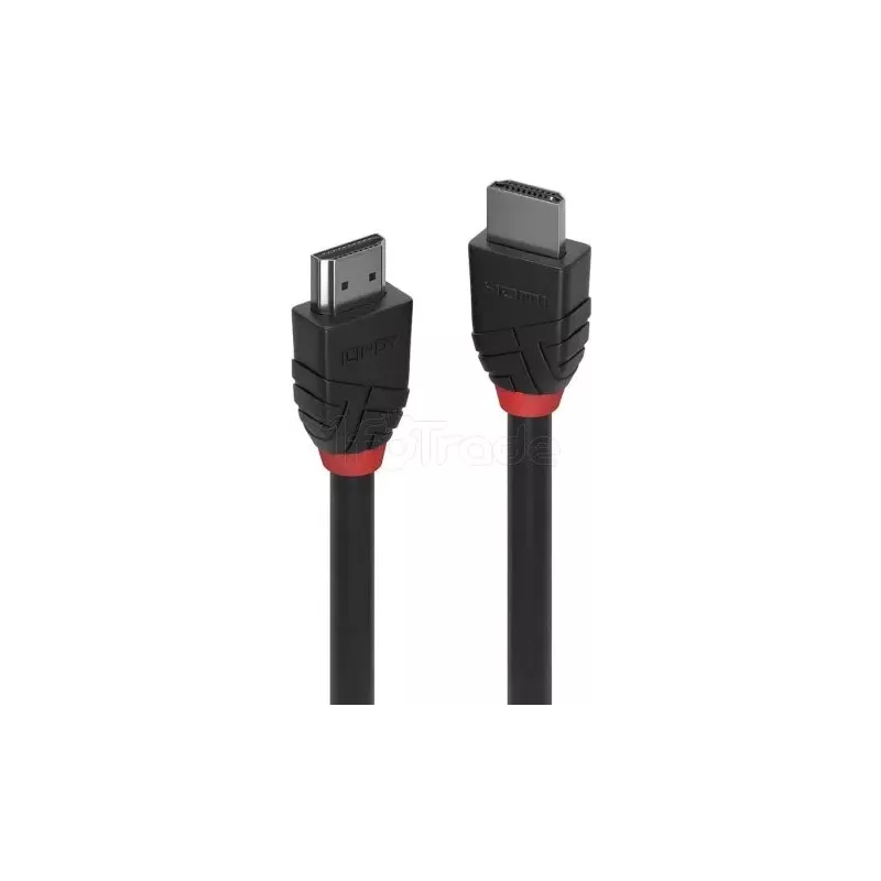 Cable HDMI 2.0Lindy3m M/M (Noir/Rouge) | MonPC.Store