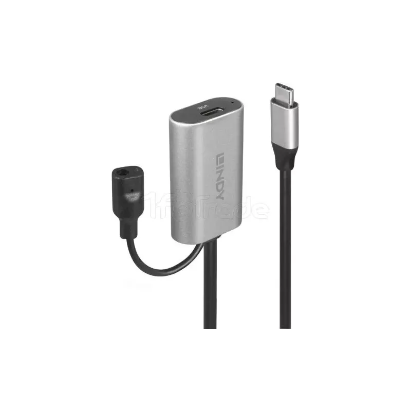 Rallonge USB 3.1 Type C amplifiéeLindyM/F 5m | MonPC.Store