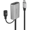 Rallonge USB 3.1 Type C amplifiéeLindyM/F 5m | MonPC.Store