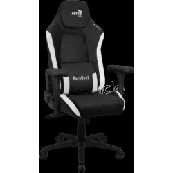 Fauteuil GamerAeroCoolCrownLeatherette (Noir/Blanc) | MonPC.Store