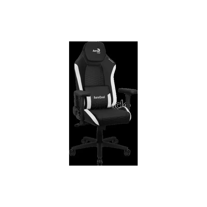Fauteuil GamerAeroCoolCrownLeatherette (Noir/Blanc) | MonPC.Store