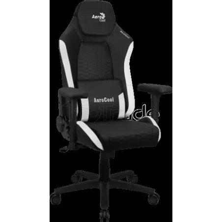 Fauteuil GamerAeroCoolCrownLeatherette (Noir/Blanc) | MonPC.Store