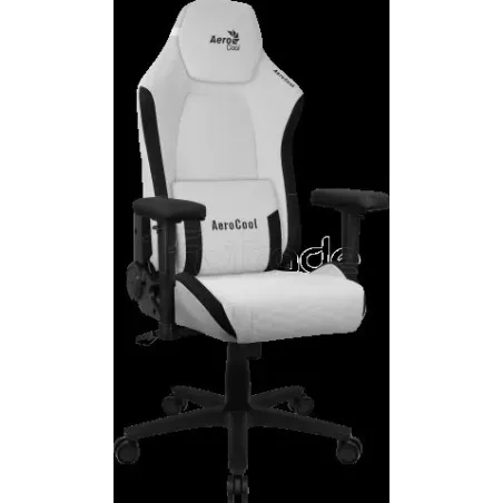 Fauteuil GamerAeroCoolCrownLeatherette (Blanc) | MonPC.Store