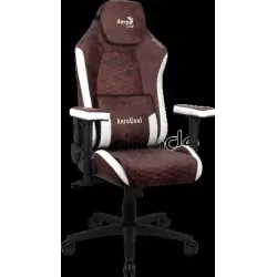 FauteuilAeroCoolCrownAeroSuede (Marron/Blanc) | MonPC.Store