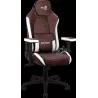 FauteuilAeroCoolCrownAeroSuede (Marron/Blanc) | MonPC.Store