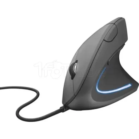 Souris filaire ergonomiqueTrustVerto(Noir) | MonPC.Store