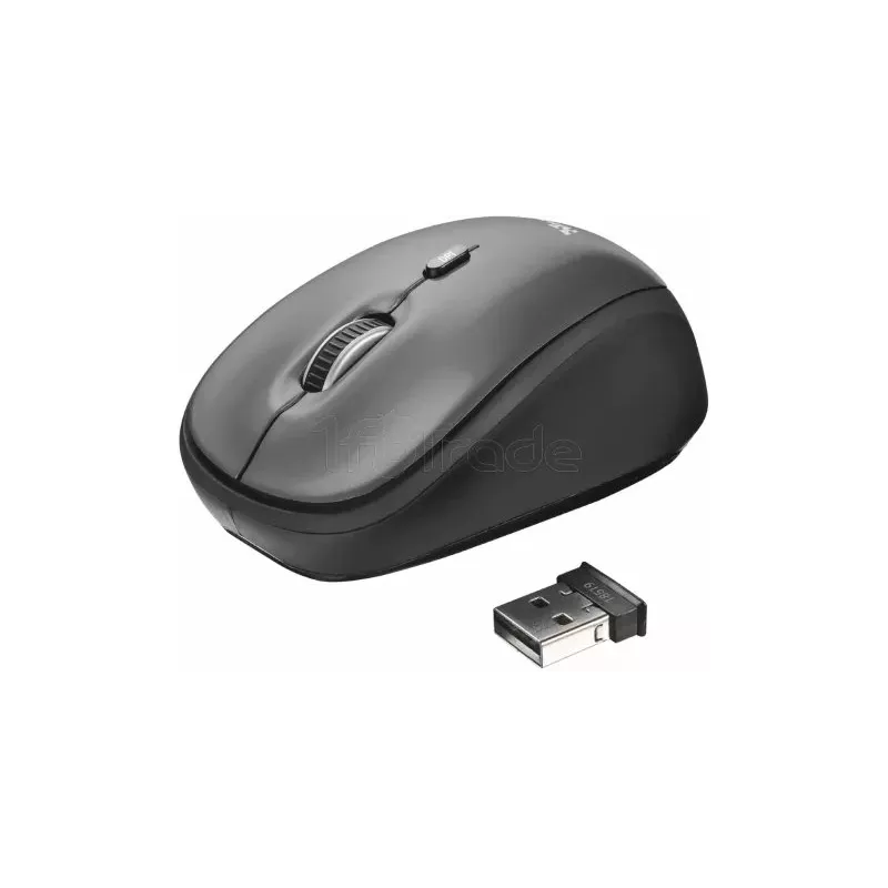 Souris sans filTrustYvi+ Silent (Noir) | MonPC.Store