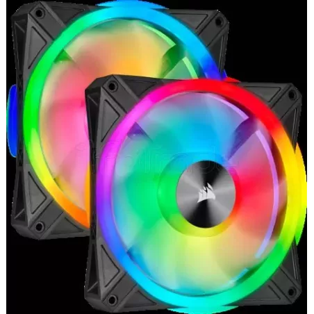 Lot de 2 Ventilateurs de boitierCorsairiCue QL140PWM… | MonPC.Store