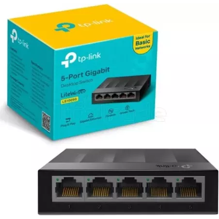 Switch réseau ethernet GigabitTP-LinkLiteWaveLS1005G… | MonPC.Store