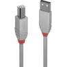 CableLindyUSB 2.0 type A - B M/M 3m (Gris) | MonPC.Store