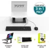 Pack Télétravail 3en1 (Clavier/Souris/Support) Port… | MonPC.Store
