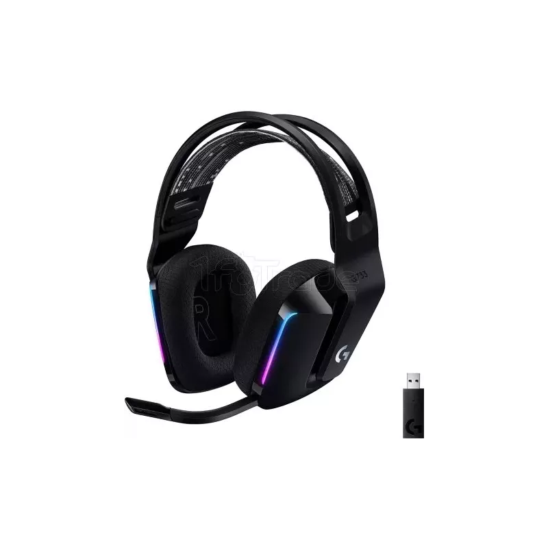 Casque Gamer sans filLogitechG733 LightspeedRGB (Noir) | MonPC.Store