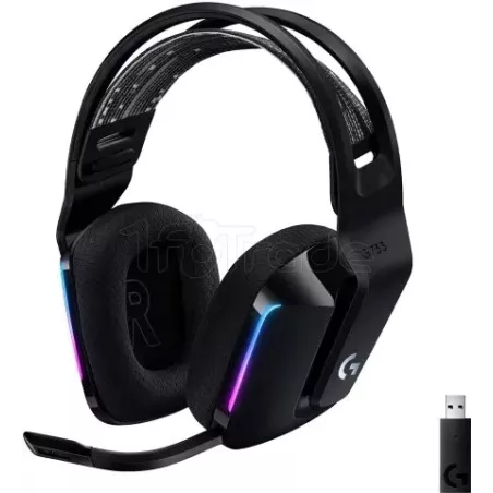 Casque Gamer sans filLogitechG733 LightspeedRGB (Noir) | MonPC.Store