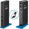 Station d'accueil USB-A/C 3.0I-Tec(Noir/Bleu) | MonPC.Store