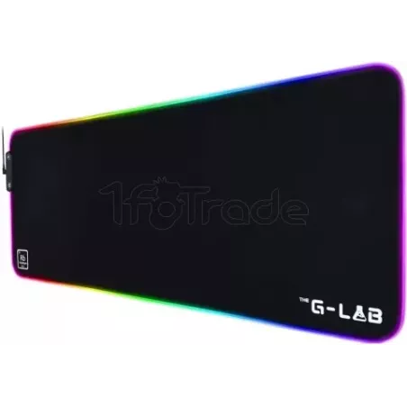 Tapis de SourisThe G-LabRubidium RGB - Taille XXL (Noir) | MonPC.Store