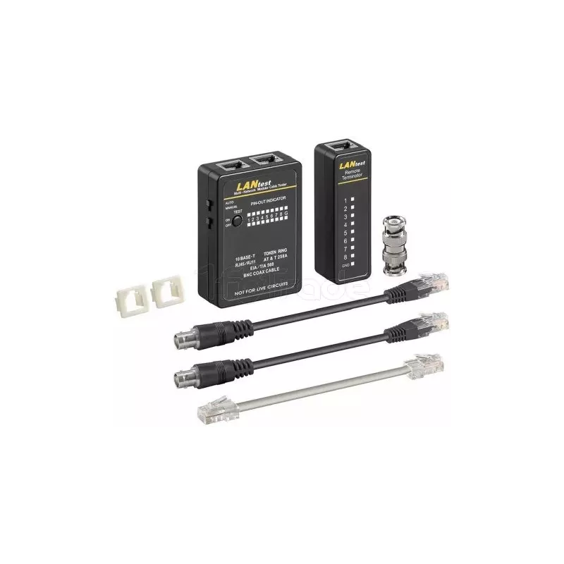 Testeur de Cables RJ45, RJ11, RJ12Goobay | MonPC.Store
