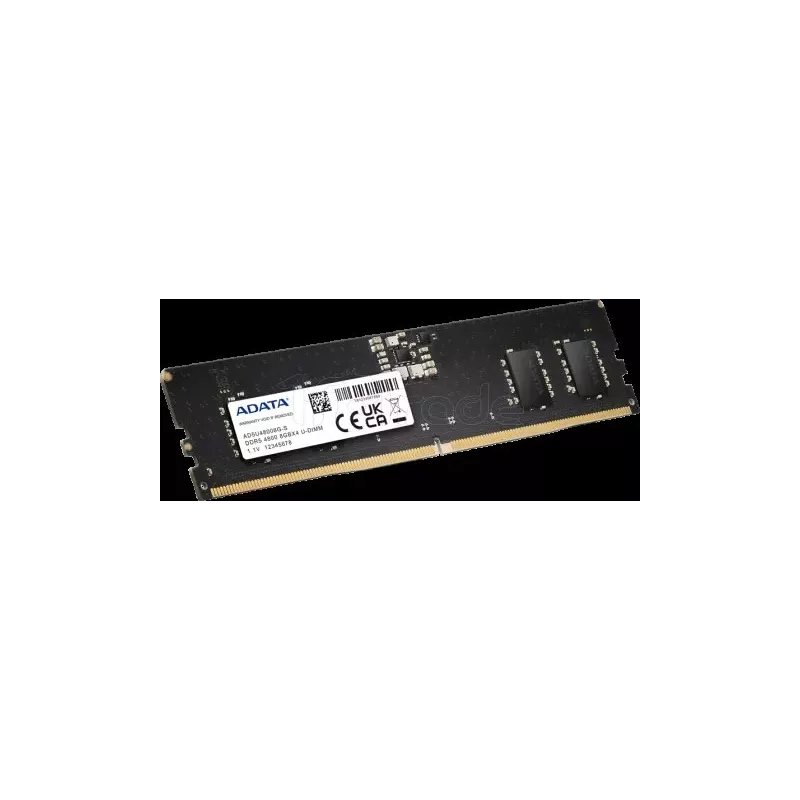 Barrette mémoire 8Go DIMM DDR5Adata4800MHz (Noir) (OEM) | MonPC.Store