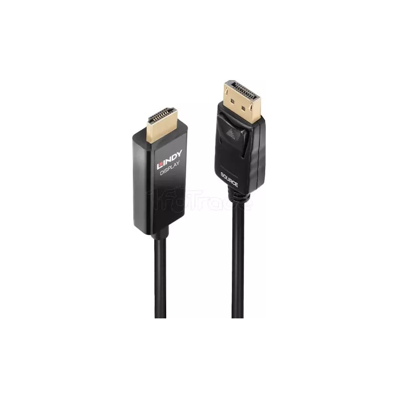 Câble DisplayPortLindyvers HDMI 2m M/M (Noir) | MonPC.Store