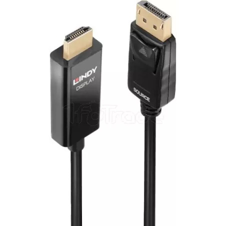 Câble DisplayPortLindyvers HDMI 2m M/M (Noir) | MonPC.Store
