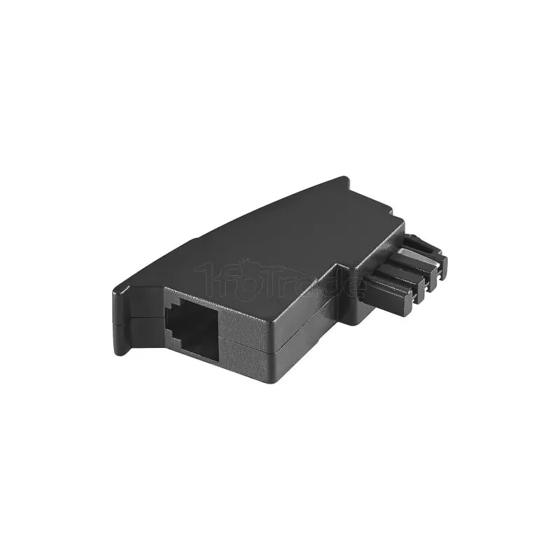 Prise Gigogne RJ11Goobay(Noir) | MonPC.Store