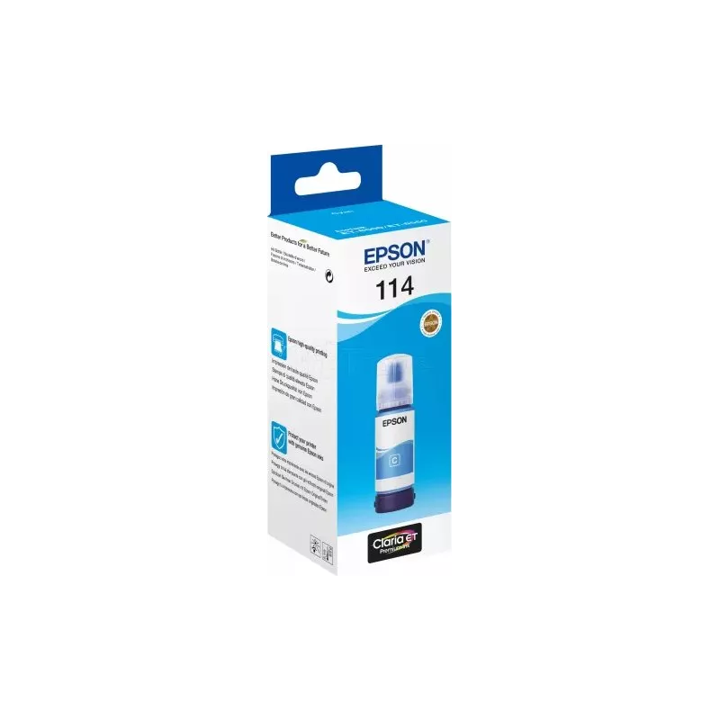 Cartouche d'encreEpsonEcoTank 114 70ml (Cyan) | MonPC.Store