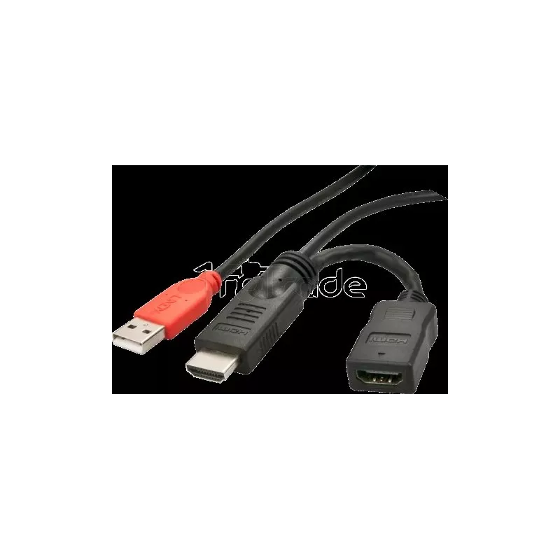 Injecteur HDMILindyavec USB Type A 50cm | MonPC.Store