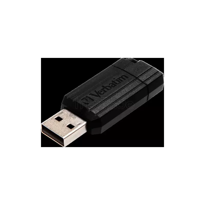 Clé USB 2.0VerbatimPinStripe- 16Go (Noir) | MonPC.Store