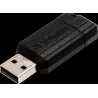 Clé USB 2.0VerbatimPinStripe- 16Go (Noir) | MonPC.Store