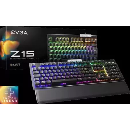 Clavier Gamer mécanique (Kailh Silver)EVGAZ15RGB (Noir) | MonPC.Store
