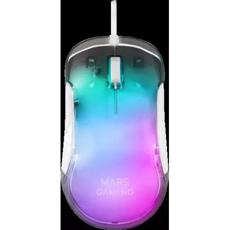 Souris filaire GamerMars GamingMMGlowRGB (Blanc) | MonPC.Store