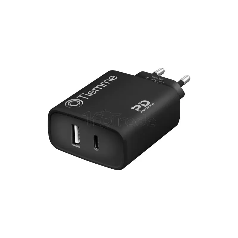 Chargeur secteurTiemme1 port USB-A + 1 port USB-C 38W… | MonPC.Store