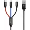 Cable 3en1BaseusRapid USB 2.0 type A vers Micro USB… | MonPC.Store