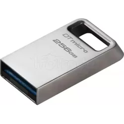 Clé USB 3.2KingstonDataTraveler Micro- 256Go (Argent) | MonPC.Store