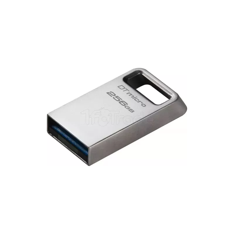 Clé USB 3.2KingstonDataTraveler Micro- 256Go (Argent) | MonPC.Store