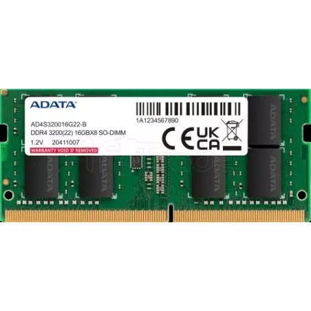 Barrette mémoire 16Go SODIMM DDR4AdataPremier3200Mhz… | MonPC.Store
