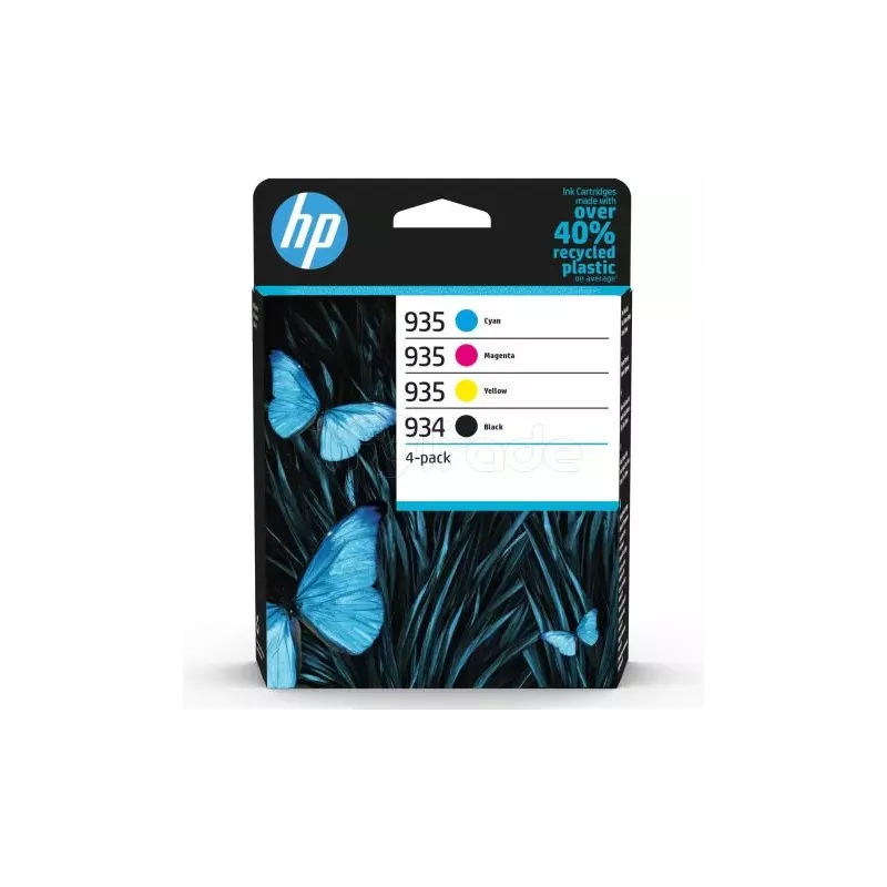Pack 4 Cartouches d'encre HP 934/935 (Noir + Couleurs) | MonPC.Store