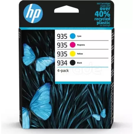 Pack 4 Cartouches d'encre HP 934/935 (Noir + Couleurs) | MonPC.Store