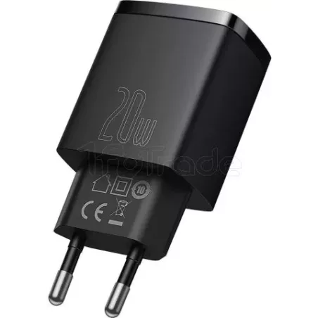 Chargeur secteurBaseusCompact 1x port USB-A + 1x port… | MonPC.Store