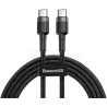 CâbleBaseusCafule USB Type C M/M 1m (Noir/Gris) | MonPC.Store